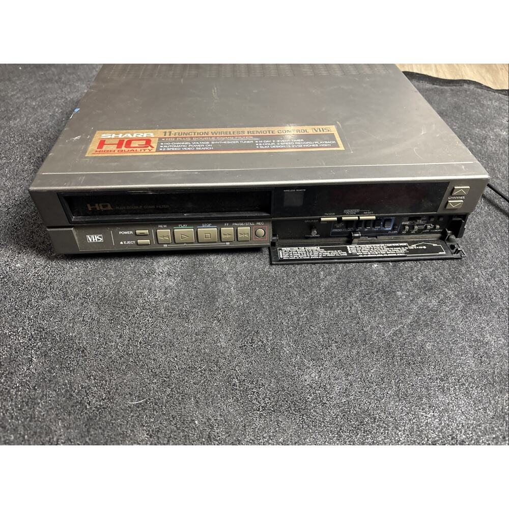 Sharp VC-7842U VCR - Tuner Tested Works!